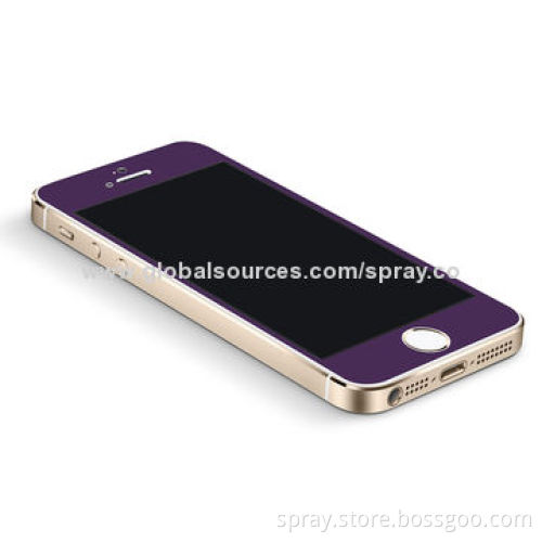 Premium Colorful Ultra-clear Tempered Screen Protectors for iPhone 5/5S/5C, Easy and Quick Install